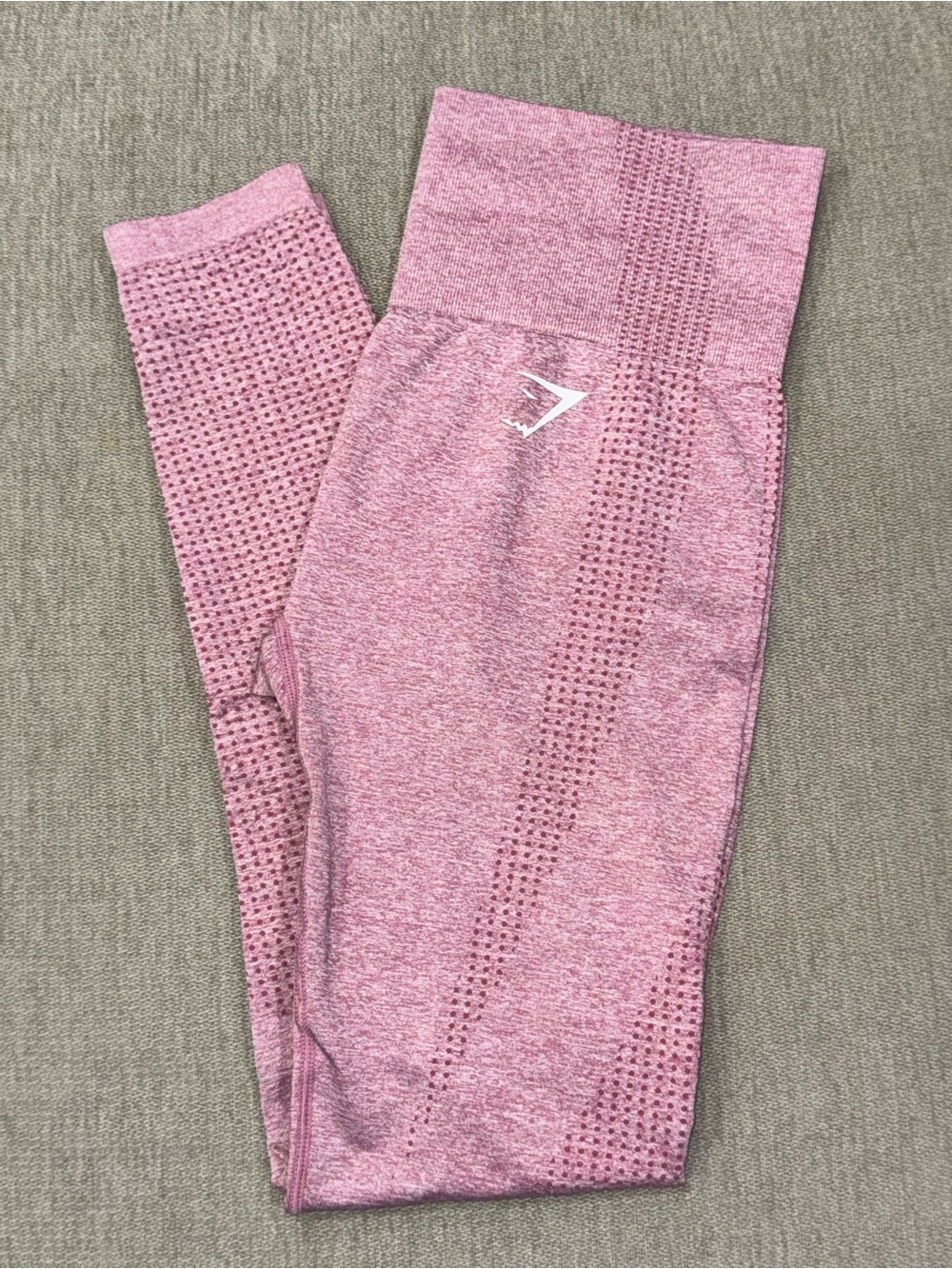 Gymshark Kids Rose Pink Seamless High-Waist Leggings